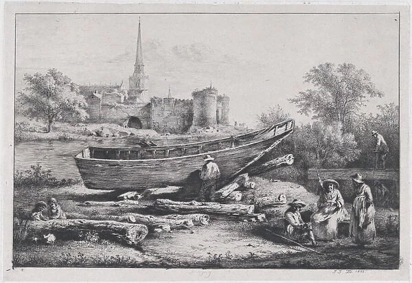The Construction Site, in Savigny, 1803. Creator: Jean-Jacques de Boissieu