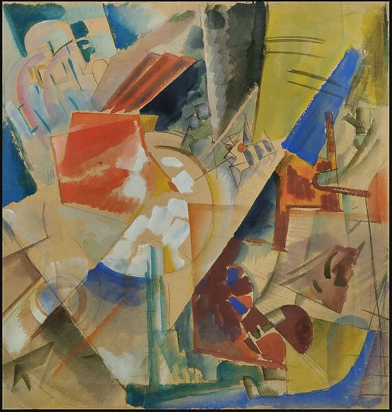Constructive composition, 1919. Creator: Echeistov, Georgy Alexandrovich (1897-1946)