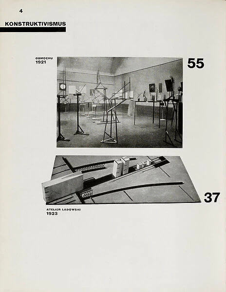 Constructivism. From: Die Kunstismen. (The Isms of Art) by El Lissitzky und Hans Arp, 1925
