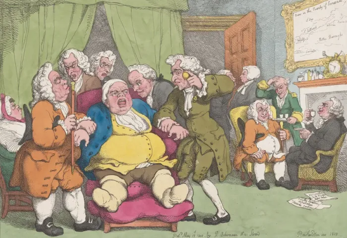 Framed Print : The Consultation, or Last Hope, June 30, 1808. June 30, 1808. Creator: Thomas Rowlandson Framed Print : The Consultation, or Last Hope, June 30, 1808. June 30, 1808. Creator: Thomas Rowlandson