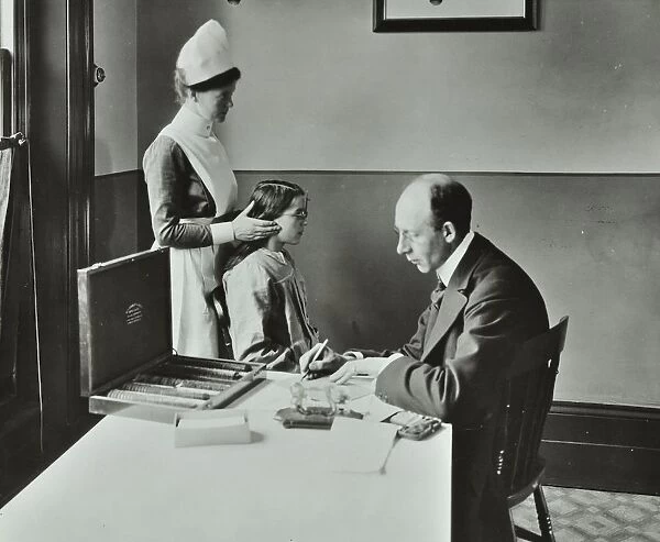Consulting Room, Norwood School treatment centre, London, 1911