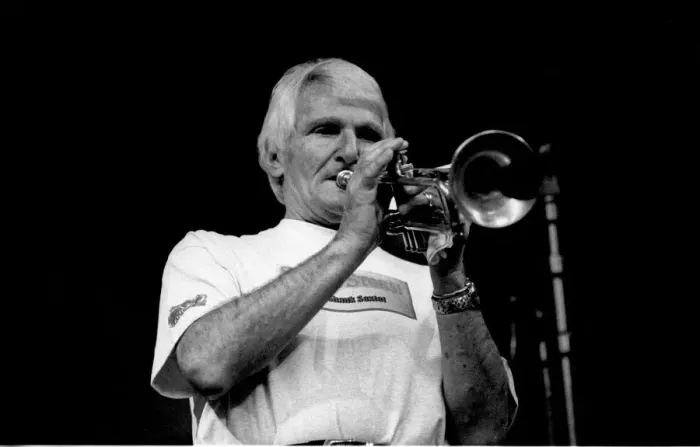 Framed Print : Conte Condoli, Brecon Jazz Festival, Powys, Wales, August 2000. Artist: Brian O Connor Framed Print : Conte Condoli, Brecon Jazz Festival, Powys, Wales, August 2000. Artist: Brian O Connor