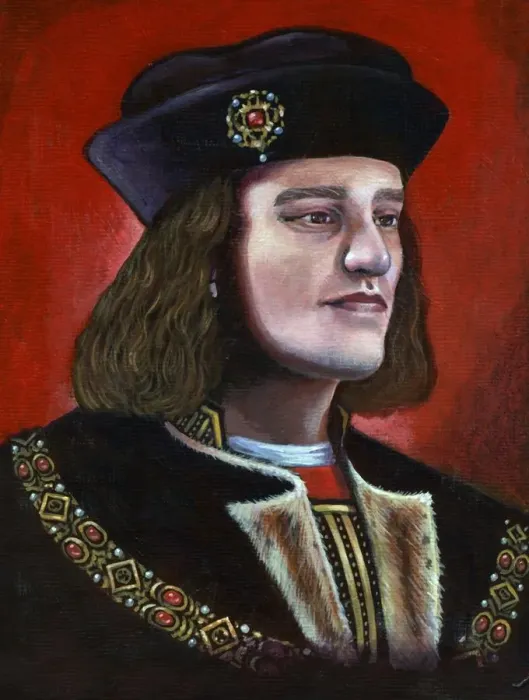 Framed Print : Contemporary painting of King Richard III (1452-1485), 2013. Artist: Karen Humpage Framed Print : Contemporary painting of King Richard III (1452-1485), 2013. Artist: Karen Humpage