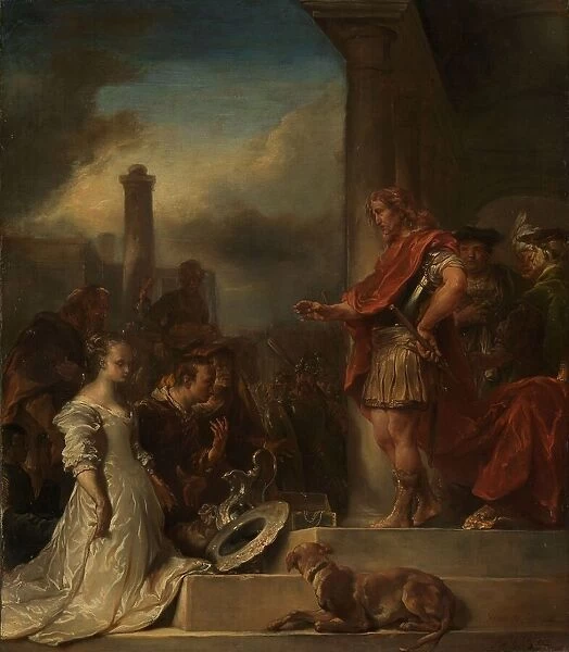 The continence of Scipio, 1672. Creator: Joan van Noort