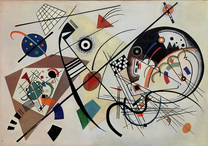 Framed Print : Continuous Line, 1923. Creator: Kandinsky, Wassily Vasilyevich (1866-1944) Framed Print : Continuous Line, 1923. Creator: Kandinsky, Wassily Vasilyevich (1866-1944)