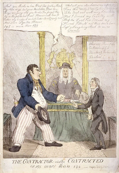 The contractor and the contracted, or 195 more than 186, 1810