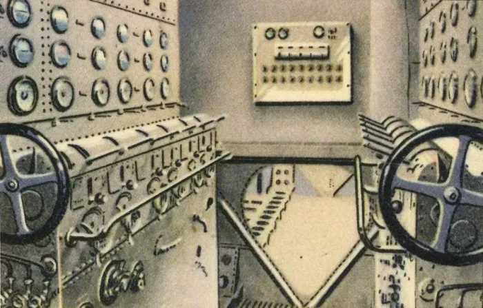 Framed Print : Control room on board the Dornier Do X flying boat, 1920s, (1932). Creator: Unknown Framed Print : Control room on board the Dornier Do X flying boat, 1920s, (1932). Creator: Unknown