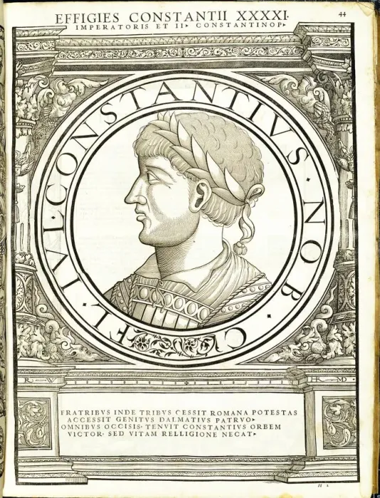 Framed Print : Contstantius II (317 - 361 AD), 1559 Framed Print : Contstantius II (317 - 361 AD), 1559