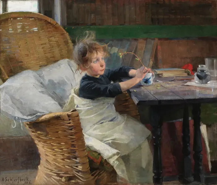 Framed Print : The Convalescent, 1888. Creator: Helene Schjerfbeck Framed Print : The Convalescent, 1888. Creator: Helene Schjerfbeck