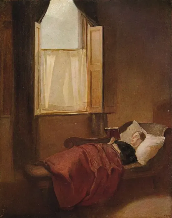 Framed Print : The Convalescent, c1900. Artist: Ambrose McEvoy Framed Print : The Convalescent, c1900. Artist: Ambrose McEvoy
