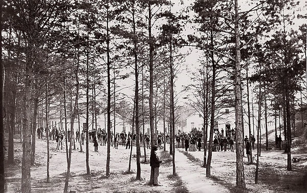 Convalescent Camp near Alexandria, 1861-65. Creator: Unknown