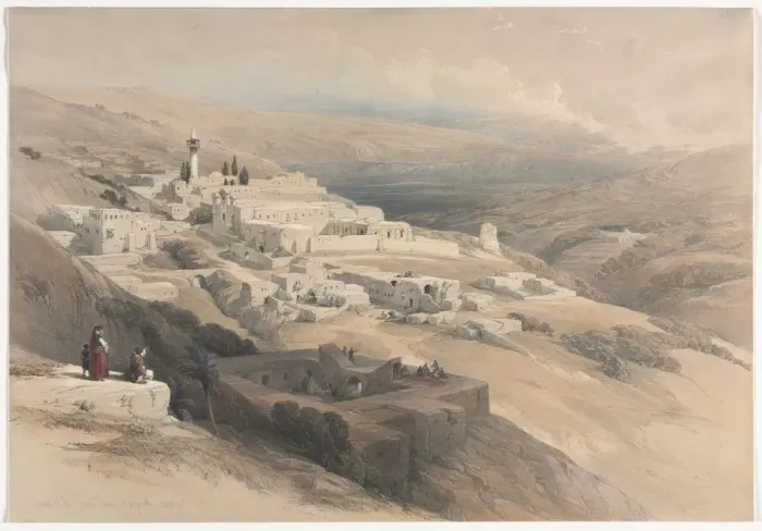 Framed Print : Convent of the Terra-Santa, Nazareth, 1839. Creator: David Roberts (British, 1796-1864) Framed Print : Convent of the Terra-Santa, Nazareth, 1839. Creator: David Roberts (British, 1796-1864)