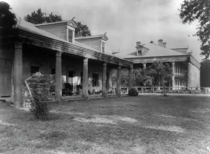 Framed Print : Convent on Uncle Sam Plantation, St. James Parish, Louisiana, between 1927 and 1943. Creator: Frances Benjamin Johnston Framed Print : Convent on Uncle Sam Plantation, St. James Parish, Louisiana, between 1927 and 1943. Creator: Frances Benjamin Johnston