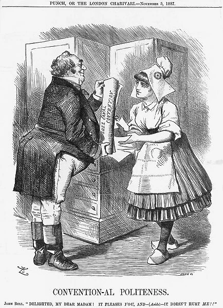 Convention-al Politeness, 1887. Artist: Joseph Swain