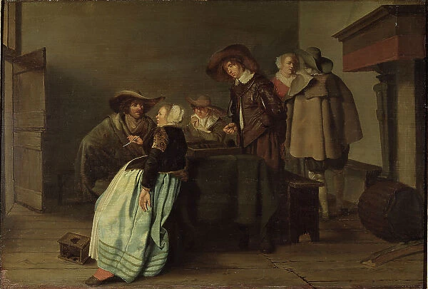 A Conversation, 1628. Creator: Pieter Codde