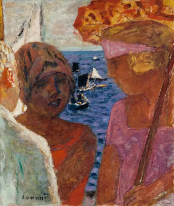 Framed Print : Conversation aArcachon, 1926-1930. Creator: Bonnard, Pierre (1867-1947) Framed Print : Conversation aArcachon, 1926-1930. Creator: Bonnard, Pierre (1867-1947)