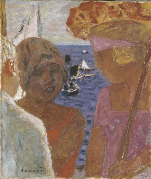 The Conversation in Arcachon. Artist: Bonnard, Pierre (1867-1947)