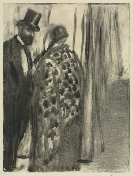 Framed Print : Conversation: Ludovic Halevy and Madame Cardinal (The Conversation)…, c Framed Print : Conversation: Ludovic Halevy and Madame Cardinal (The Conversation)…, c