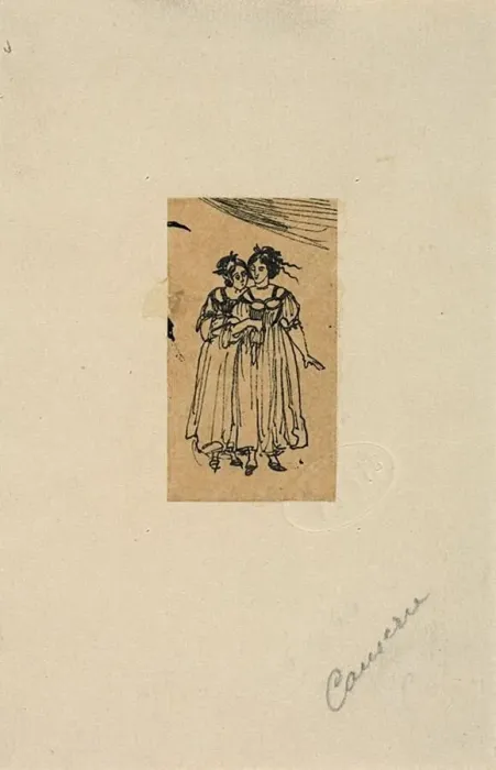 Framed Print : Conversation, n. d. Creator: Rodolphe Bresdin Framed Print : Conversation, n. d. Creator: Rodolphe Bresdin