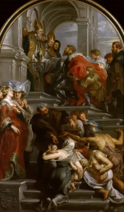 Framed Print : The Conversion of Saint Bavo, 1623-1624. Creator: Rubens, Pieter Paul (1577-1640) Framed Print : The Conversion of Saint Bavo, 1623-1624. Creator: Rubens, Pieter Paul (1577-1640)