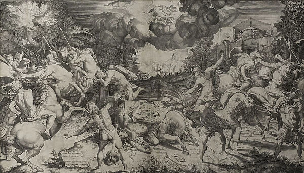 The Conversion of Saint Paul, 1545. Creator: Salviati (Rossi), Francesco (1510-1563)