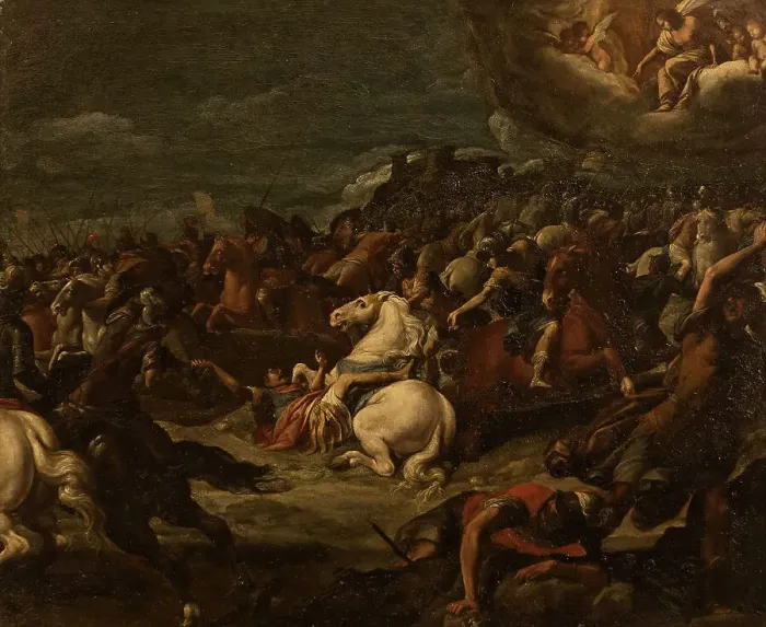 Framed Print : The Conversion of Saint Paul, First third of 17th cen.. Creator: Ganassini; Marzio (1560 / 75-ca 1623) Framed Print : The Conversion of Saint Paul, First third of 17th cen.. Creator: Ganassini; Marzio (1560 / 75-ca 1623)