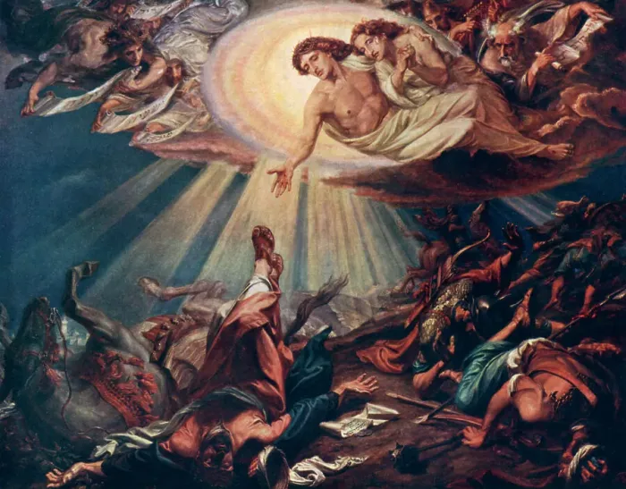 Framed Print : The Conversion of Saul of Tarsus, 1926. Artist: Frederic Shields Framed Print : The Conversion of Saul of Tarsus, 1926. Artist: Frederic Shields
