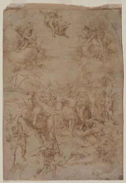 The Conversion of St. Paul, after 1575. Creator: Lelio Orsi (Italian, 1511-1587)