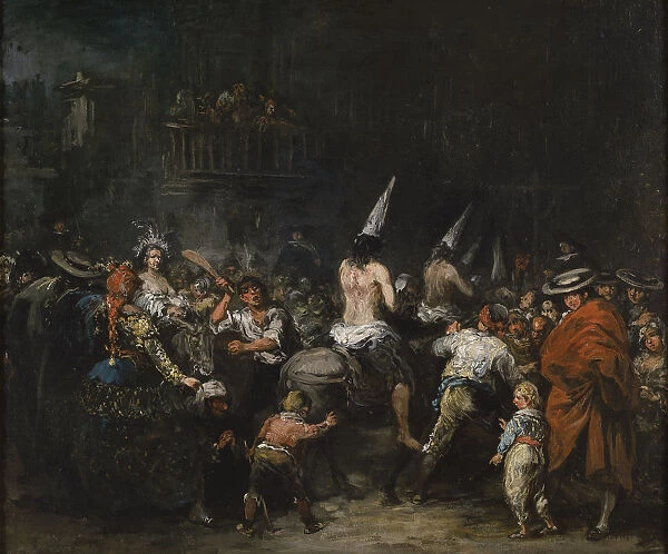 Convicted by the inquisition, Second Half of the 19th cen.. Artist: Lucas Velazquez, Eugenio (1817-1870)