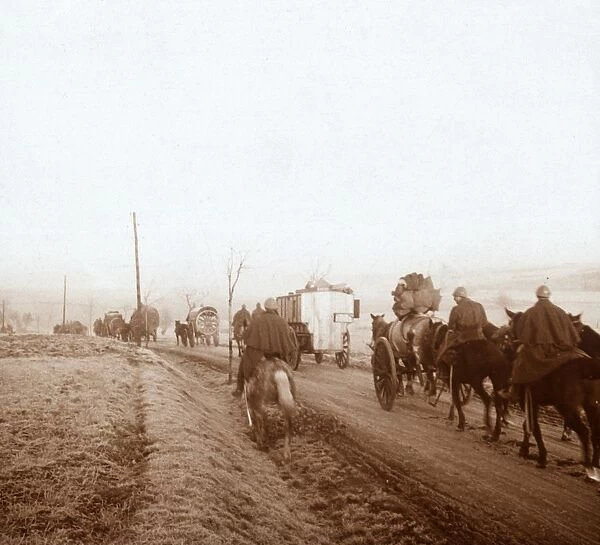 Convoy, Genicourt, northern France, 1916