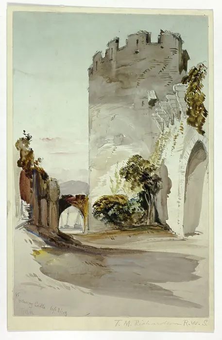 Framed Print : Conway Castle, 1849. Creator: Thomas Miles Richardson II Framed Print : Conway Castle, 1849. Creator: Thomas Miles Richardson II