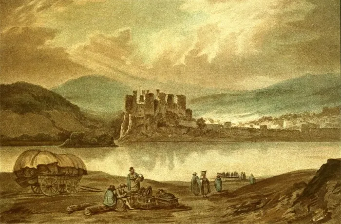 Framed Print : Conway Castle, (c1900). Creator: Unknown Framed Print : Conway Castle, (c1900). Creator: Unknown