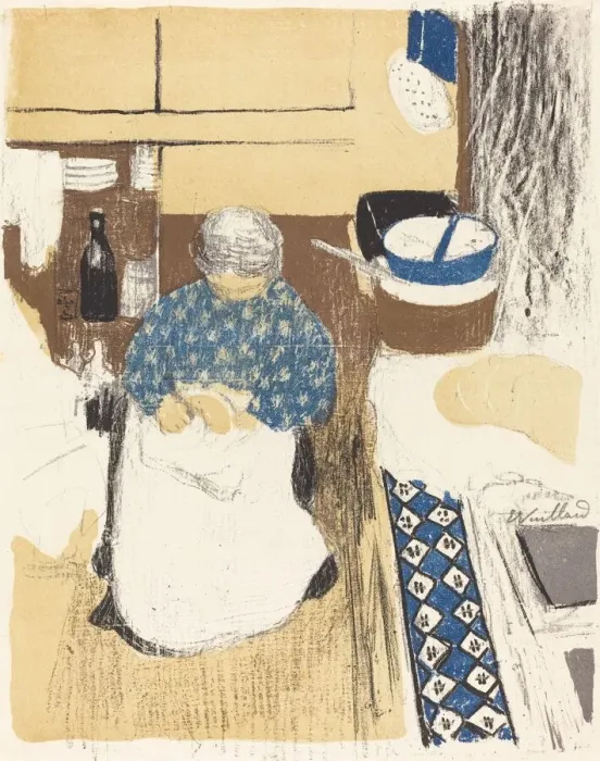 Framed Print : The Cook (La cuisiniere), 1899. Creator: Edouard Vuillard Framed Print : The Cook (La cuisiniere), 1899. Creator: Edouard Vuillard