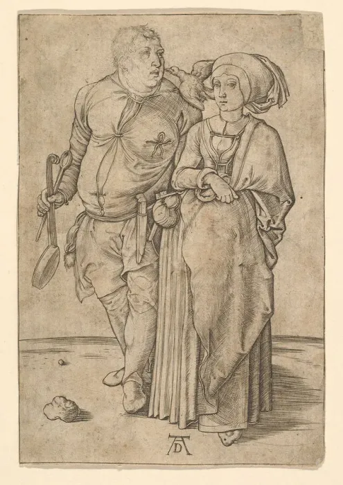 Framed Print : The Cook and His Wife (copy). n. d. Creator: Unknown Framed Print : The Cook and His Wife (copy). n. d. Creator: Unknown