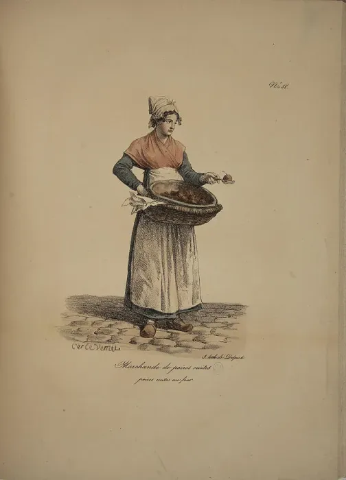 Framed Print : Cooked pear seller. From the Series Cris de Paris (The Cries of Paris), 1815. Creator: Vernet, Carle (1758-1836). Cooked pear seller. From the Series Cris de Paris (The Cries of Paris), 1815. Creator: Vernet, Carle (1758-1836) Framed Print : Cooked pear seller. From the Series Cris de Paris (The Cries of Paris), 1815. Creator: Vernet, Carle (1758-1836). Cooked pear seller. From the Series Cris de Paris (The Cries of Paris), 1815. Creator: Vernet, Carle (1758-1836)
