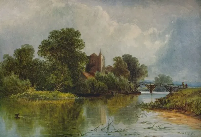 Framed Print : Cookham, c1863, (1938). Artist: Caroline Fanny Williams Framed Print : Cookham, c1863, (1938). Artist: Caroline Fanny Williams