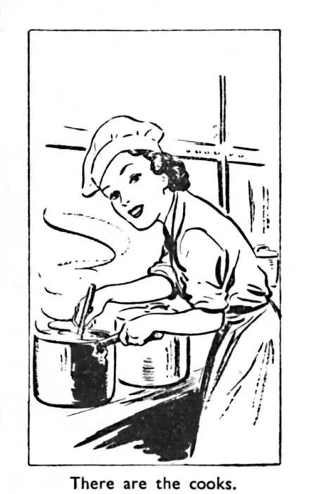 Framed Print : There are the cooks, 1940 Framed Print : There are the cooks, 1940