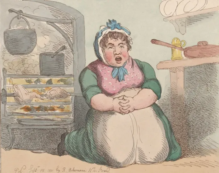 Framed Print : The Cooks Prayer!!, September 15, 1801. September 15, 1801. Creator: Thomas Rowlandson Framed Print : The Cooks Prayer!!, September 15, 1801. September 15, 1801. Creator: Thomas Rowlandson