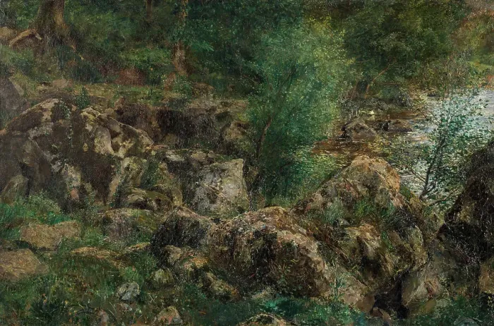 Framed Print : The Cool, 1886. Creator: Ernst Josephson Framed Print : The Cool, 1886. Creator: Ernst Josephson