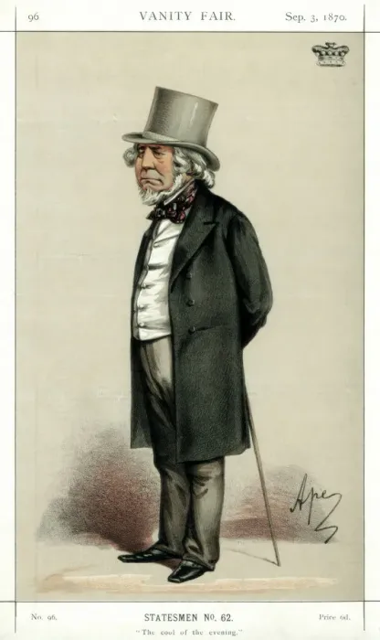Framed Print : The Cool of the Evening, Lord Houghton, English poet and politician, 1870. Artist: Carlo Pellegrini