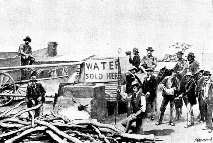 Framed Print : The Coolgardie Goldfields: mills and condenser, 1895. Creator: George Meisenbach Framed Print : The Coolgardie Goldfields: mills and condenser, 1895. Creator: George Meisenbach