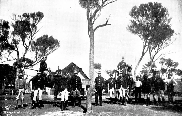 Framed Print : The Coolgardie Goldfields: police camp, 1895. Creator: Unknown Framed Print : The Coolgardie Goldfields: police camp, 1895. Creator: Unknown
