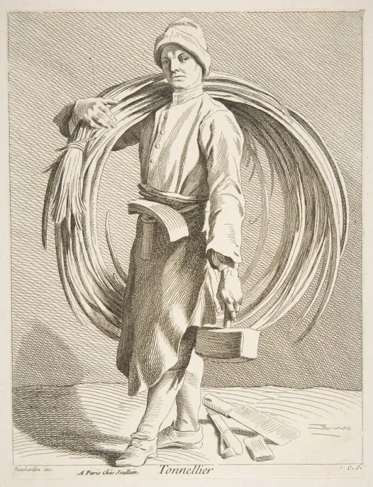 Framed Print : Cooper, 1742. Creator: Caylus, Anne-Claude-Philippe de Framed Print : Cooper, 1742. Creator: Caylus, Anne-Claude-Philippe de