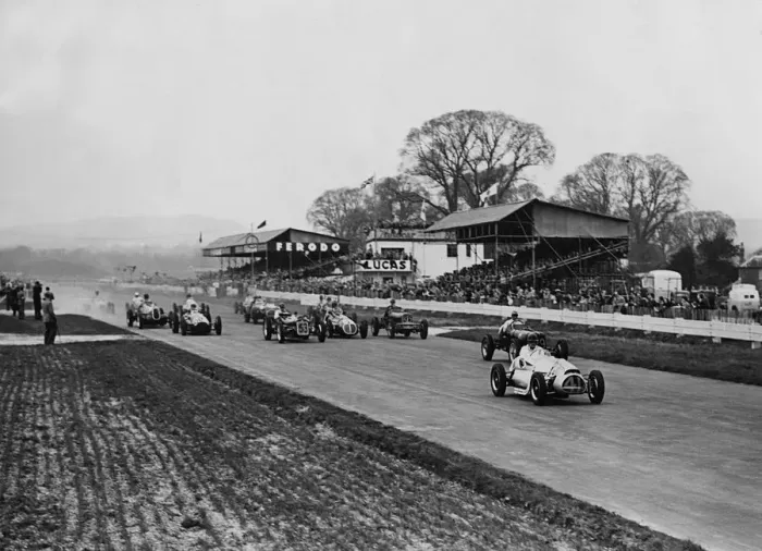 Framed Print : Cooper Bristol, Mike Hawthorn, Goodwood. Creator: Unknown Framed Print : Cooper Bristol, Mike Hawthorn, Goodwood. Creator: Unknown