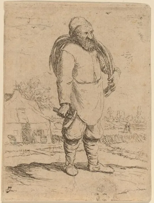 Framed Print : A Cooper, c. 1630 / 1660. Creator: Willem Basse Framed Print : A Cooper, c. 1630 / 1660. Creator: Willem Basse