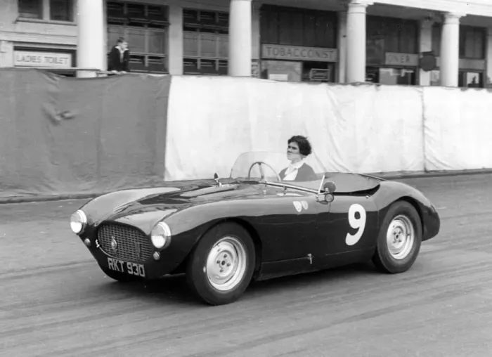 Framed Print : Cooper - Zephyr at 1955 Brighton speed trials. Creator: Unknown