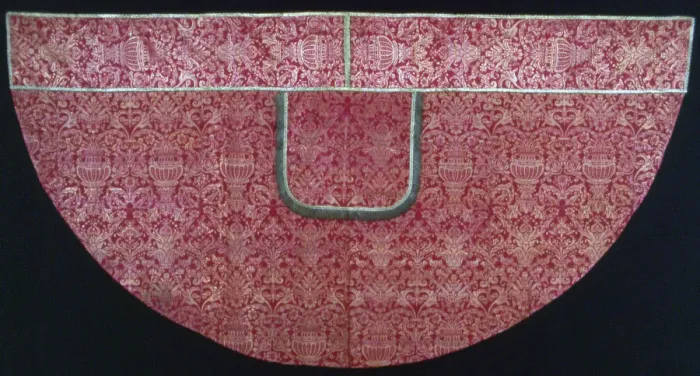 Framed Print : Cope with Hood, Italy, 19th century (adaptation of a 17th century textile design) Framed Print : Cope with Hood, Italy, 19th century (adaptation of a 17th century textile design)