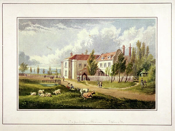 Copenhagen Fields, Islington, London, c1830