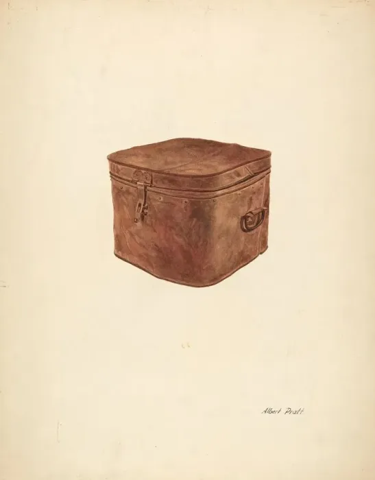 Framed Print : Copper Storage Box, c. 1940. Creator: Albert Pratt Framed Print : Copper Storage Box, c. 1940. Creator: Albert Pratt