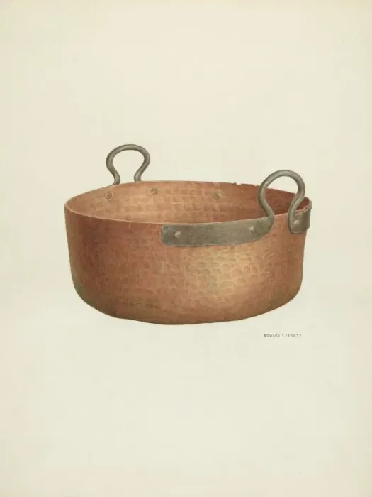 Framed Print : Copper Vat, c. 1940. Creator: Edward Jewett Framed Print : Copper Vat, c. 1940. Creator: Edward Jewett